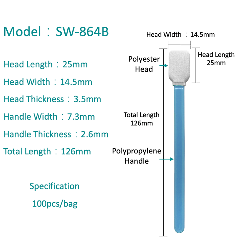 SW-864B เลเซอร์ขอบแถบสแควร์สแควร์ SWAB